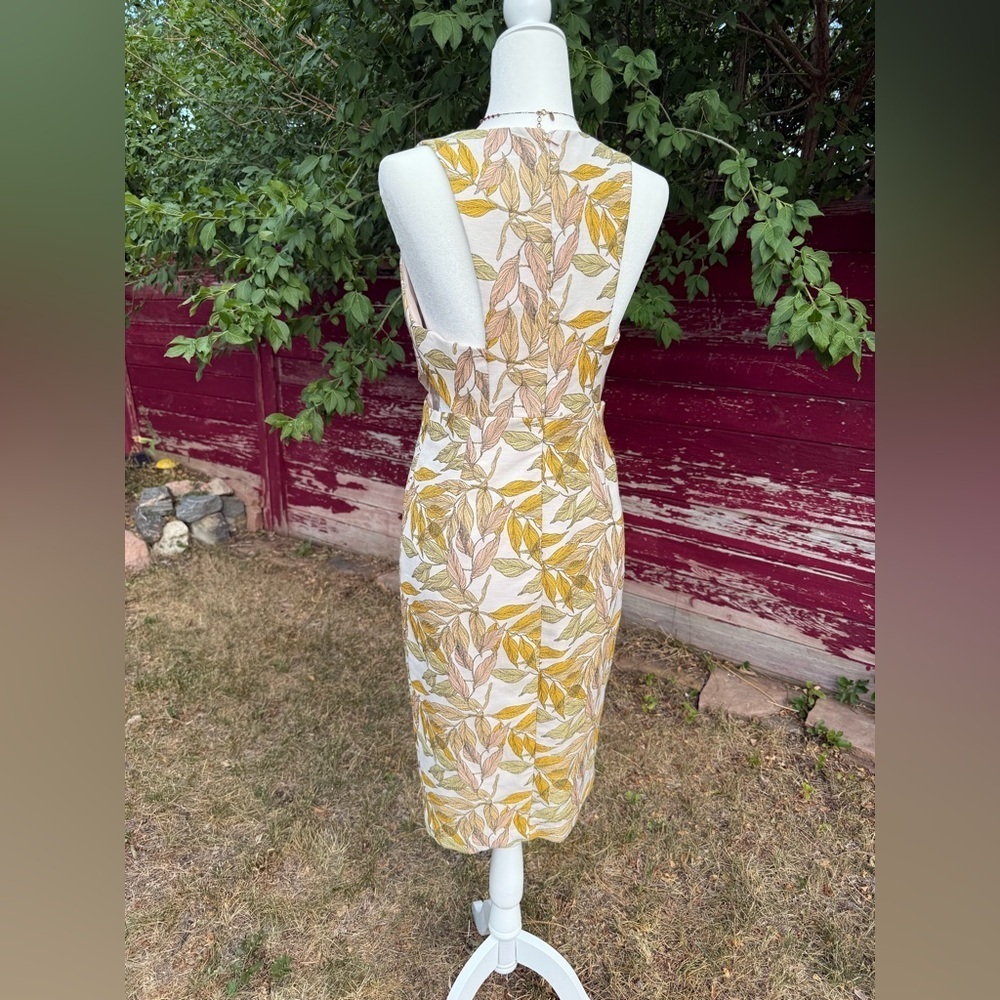 Gianni Bini Jacquard “Wildflower” Beckham Cutout Dress- NWT- Size M - Picture 5 of 6